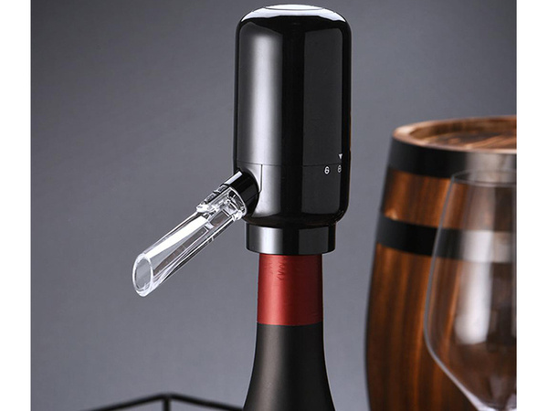 Electric wine dispenser led funnel pump liquid