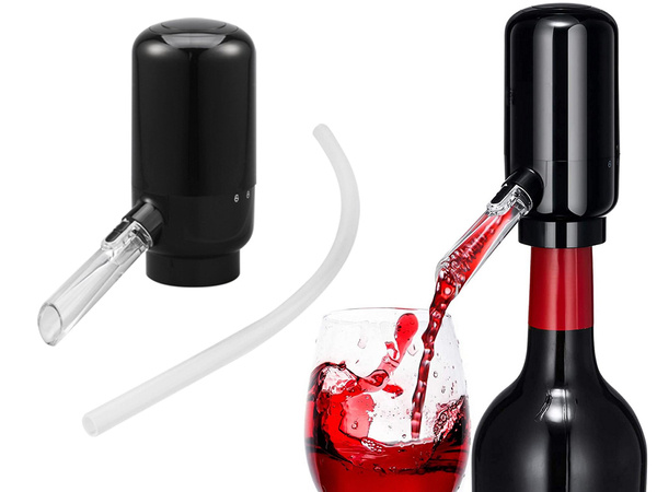 Electric wine dispenser led funnel pump liquid