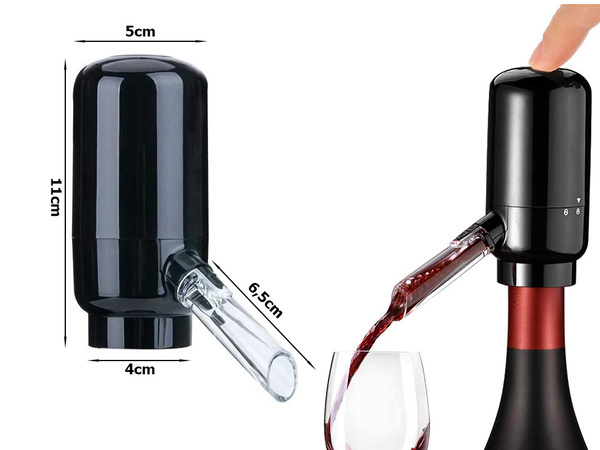 Electric wine dispenser led funnel pump liquid