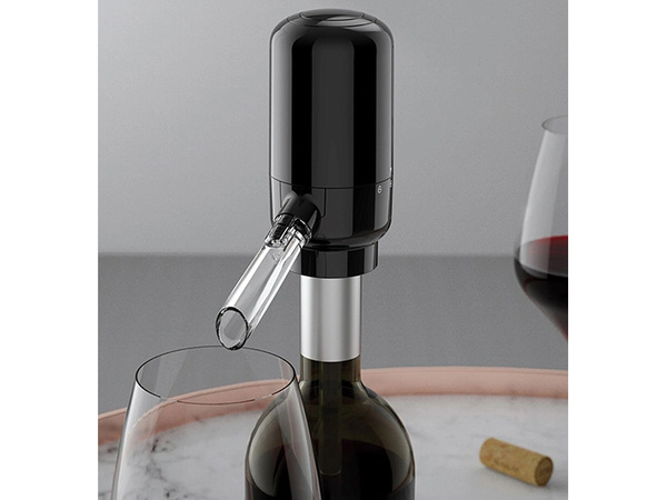 Electric wine dispenser led funnel pump liquid