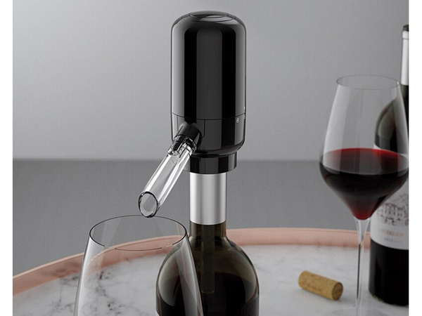 Electric wine dispenser led funnel pump liquid