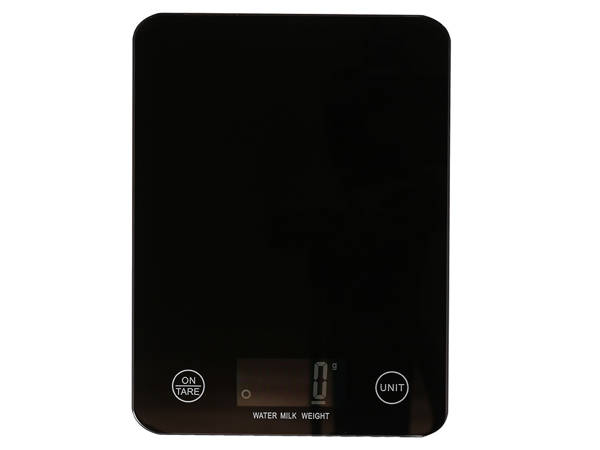 Electronic kitchen scale up to 5 kg glass lcd