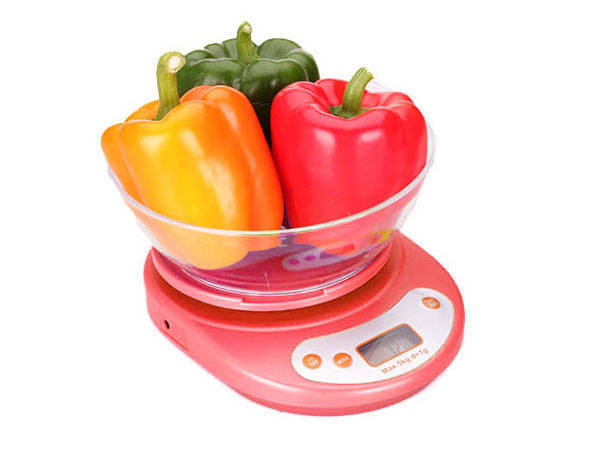 Electronic kitchen scale with bowl 5kg lcd, CATEGORIES \ Scale \ Kitchen