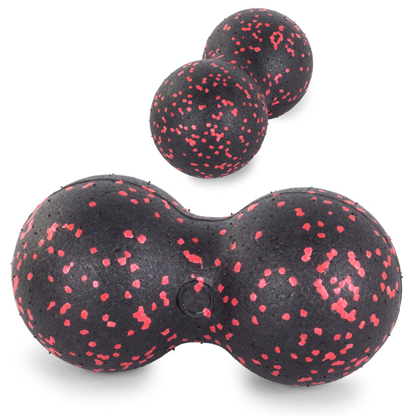 Exercise massage ball roller double