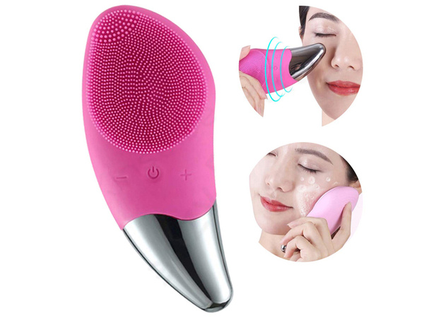 Facial cleansing brush sonic massager