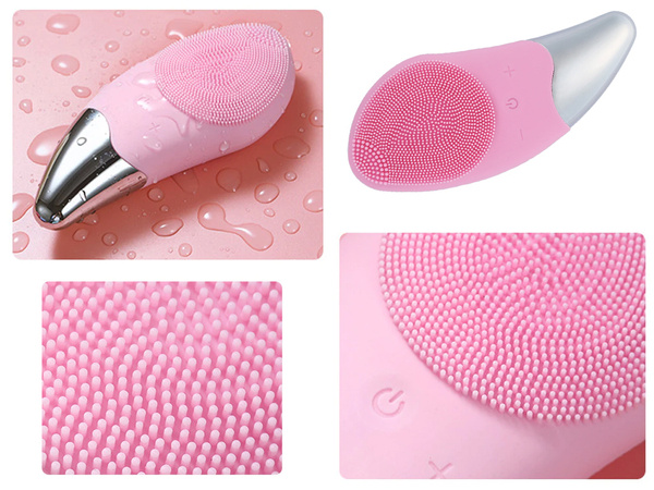 Facial cleansing brush sonic massager