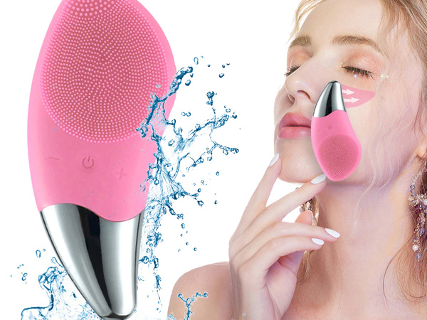 Facial cleansing brush sonic massager