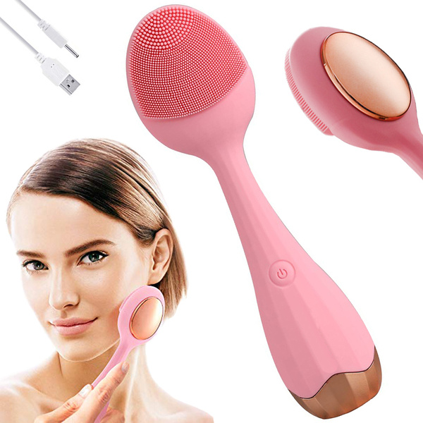 Facial cleansing brush sonic massager