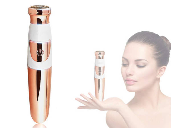 Facial epilator shaver body trimmer led