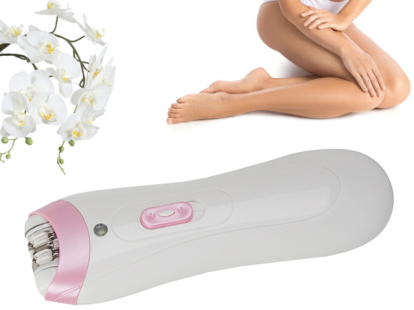 Facial epilator shaver body trimmer women's battery brush