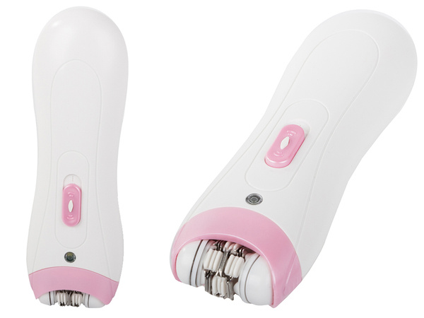 Facial epilator shaver body trimmer women's battery brush