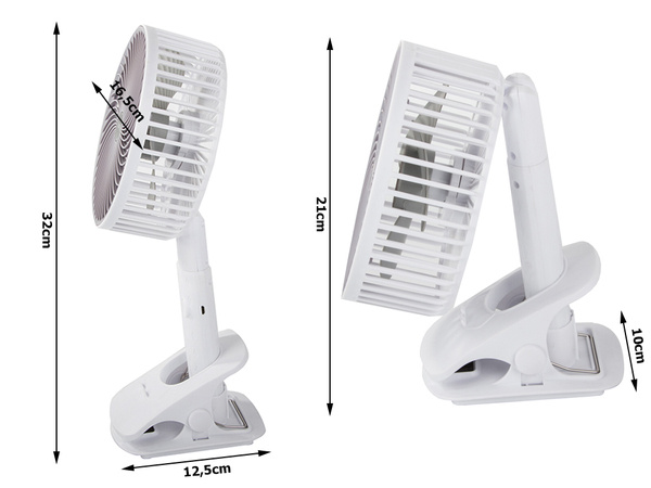 Fan fan folding wireless desk clip standing desk fan