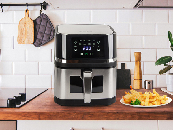 Fat-free air fryer large fryer for baking 2400w 10l