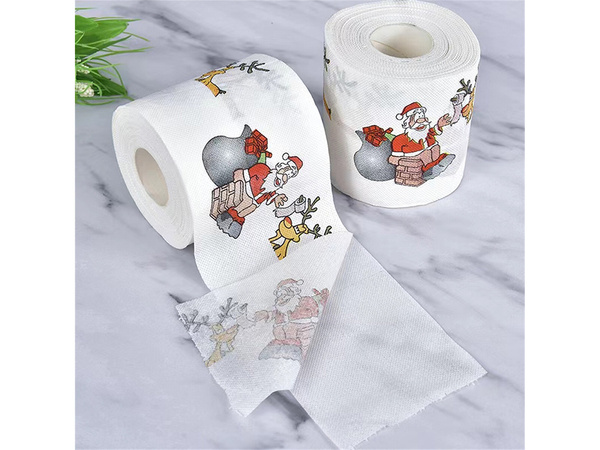 Festive toilet paper hollywood funny wc