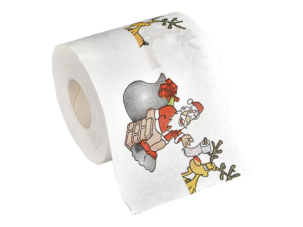 Festive toilet paper hollywood funny wc