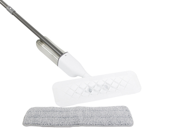 Flat mop with washer rotary solid spray 3x spare cartridges