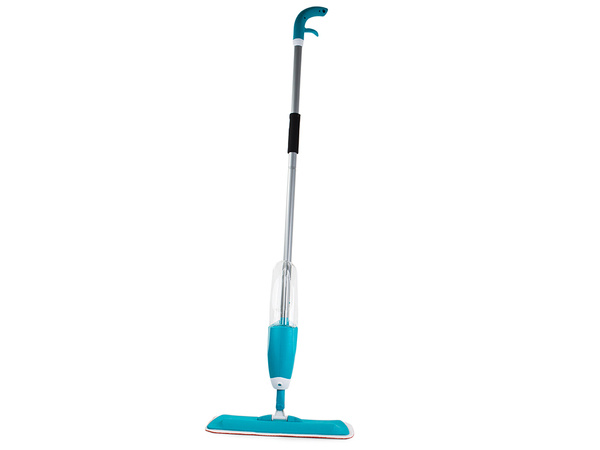 Flat mop with washer rotary solid spray