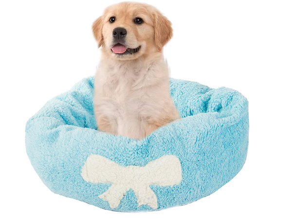 Fluffy dog bed cat bed soft 50cm