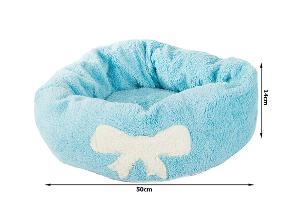 Fluffy dog bed cat bed soft 50cm