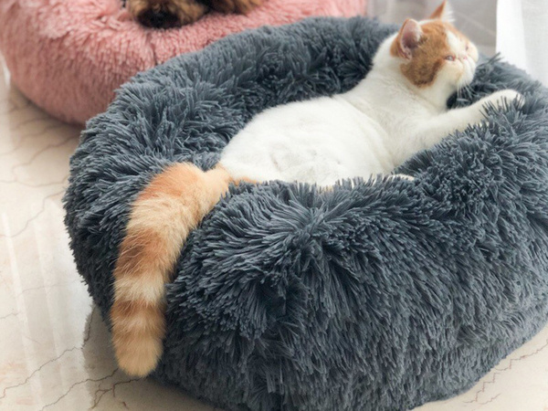 Fluffy dog bed cat bedding soft cushion couch bedding 50cm