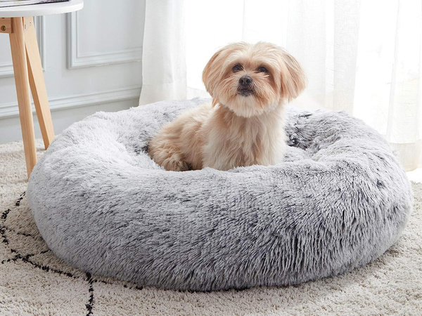 Fluffy dog bed cat bedding soft cushion couch bedding 80cm