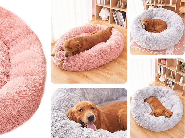 Fluffy dog bed cat bedding soft cushion couch bedding 80cm