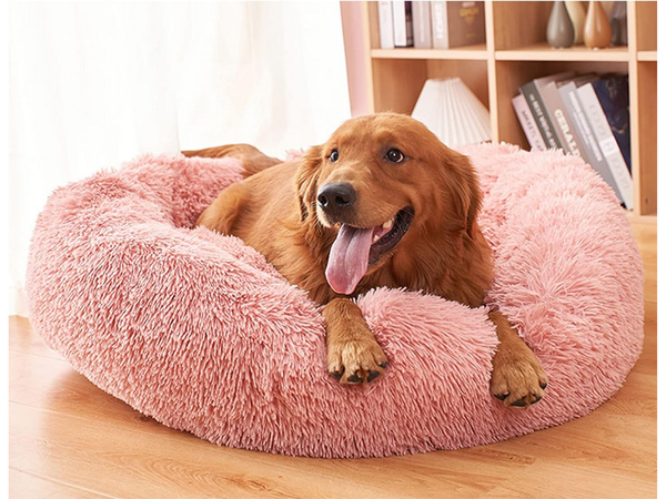 Fluffy dog bed cat bedding soft cushion couch bedding 80cm