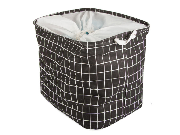 Folding basket for laundry toys large lockable