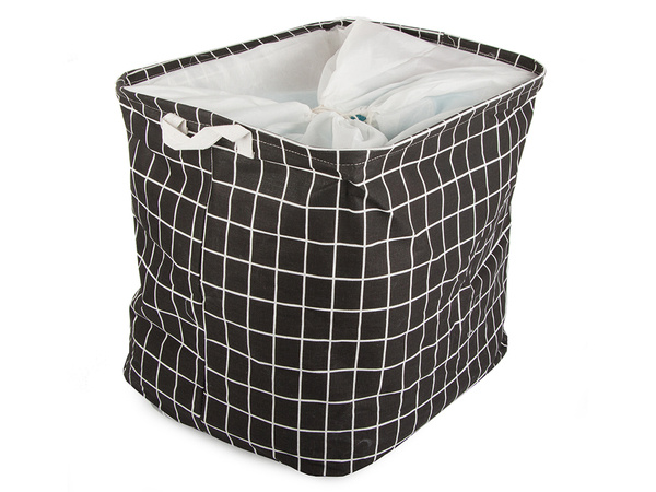 Folding basket for laundry toys large lockable