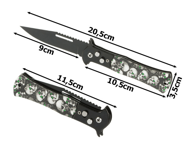 Folding steel pocket knife tactical military
