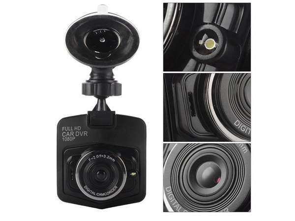 Full hd car camera with lcd display video driving recorder