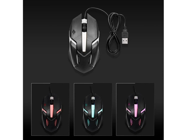 Gaming mouse rgb led mouse for gamers 1200 dpi