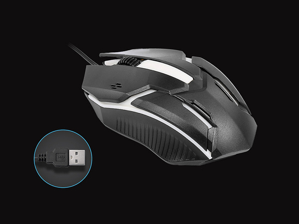 Gaming mouse rgb led mouse for gamers 1200 dpi