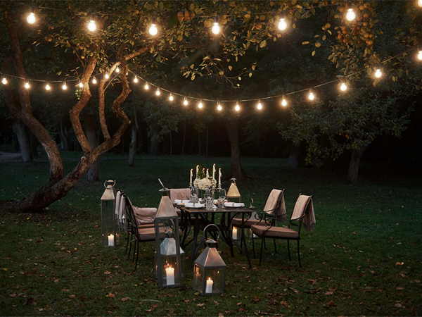 Garden garland light chain 20 led lights