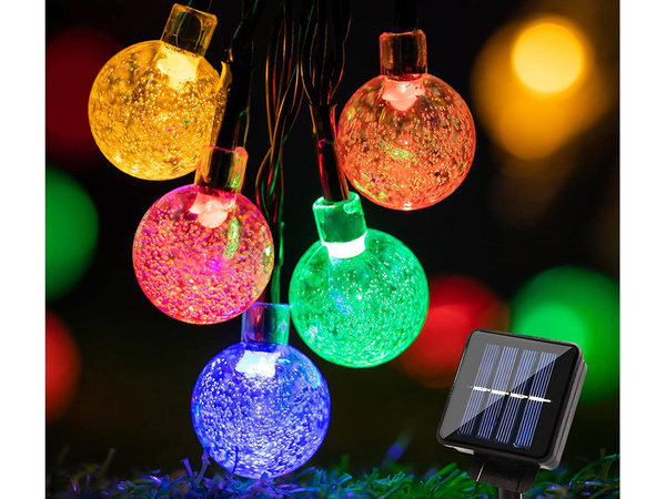 Garden garland lights 40 led solar multicolour