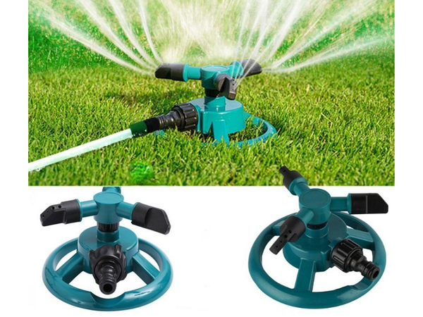 Garden grass sprinkler rotary 360° adjustable garden grass waterer