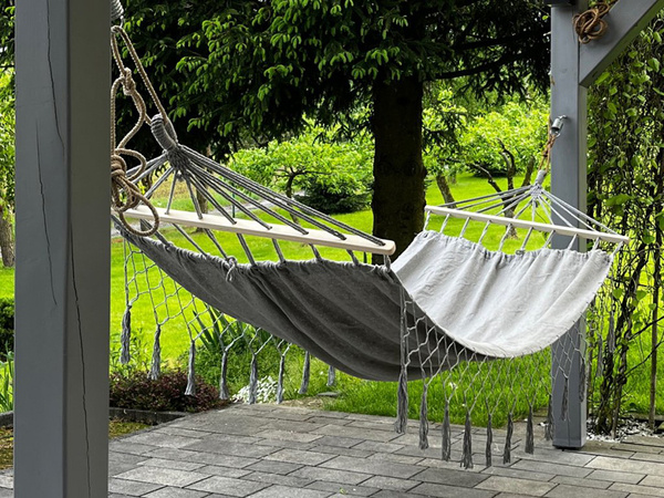 Garden hammock hanging swing rocker xl large cover with ropes headband CATEGORIES Garden Hammocks internetowa hurtownia.pl