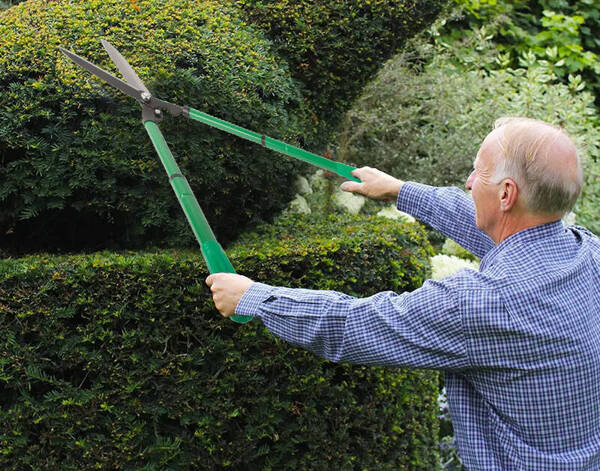 Garden hand shears for shrub hedges telescopic pruning shears