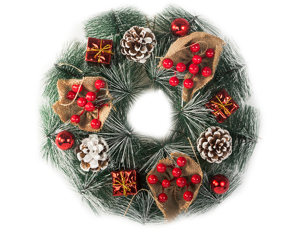 Garland christmas wreath christmas decorations door decoration window