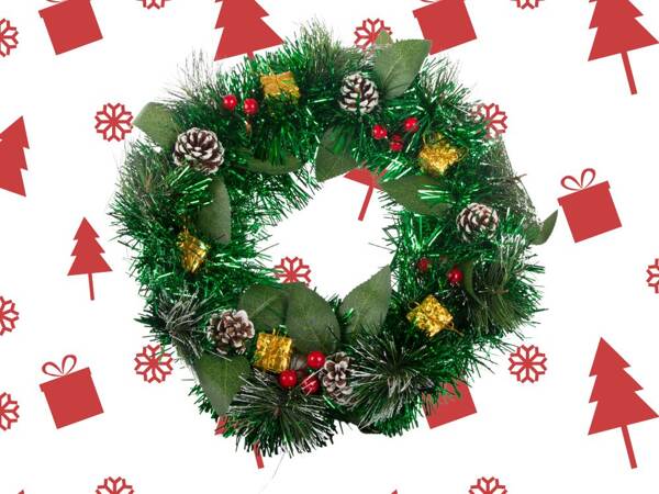 Garland christmas wreath christmas decorations door decoration window