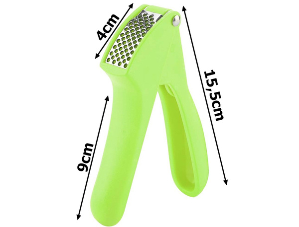 Garlic press hand squeezer crusher