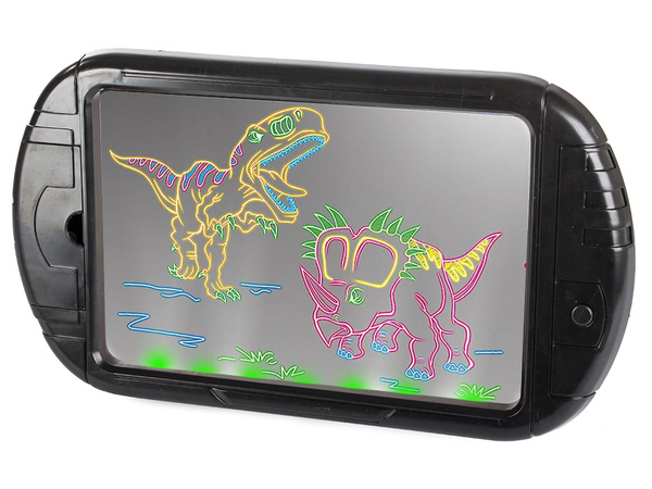 Graphic tablet led neon drawing fountain pen