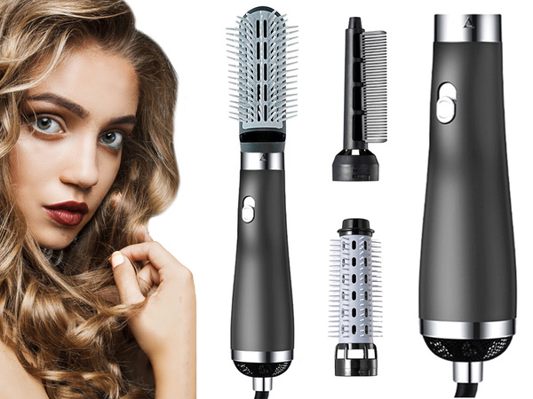 Hair dryer curling iron brush styling kit multifunctional 3in1