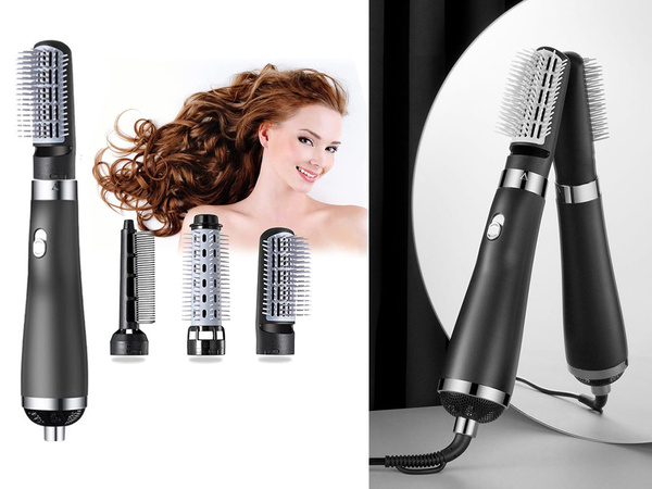 Hair dryer curling iron brush styling kit multifunctional 3in1