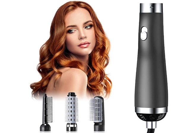 Hair dryer curling iron brush styling kit multifunctional 3in1