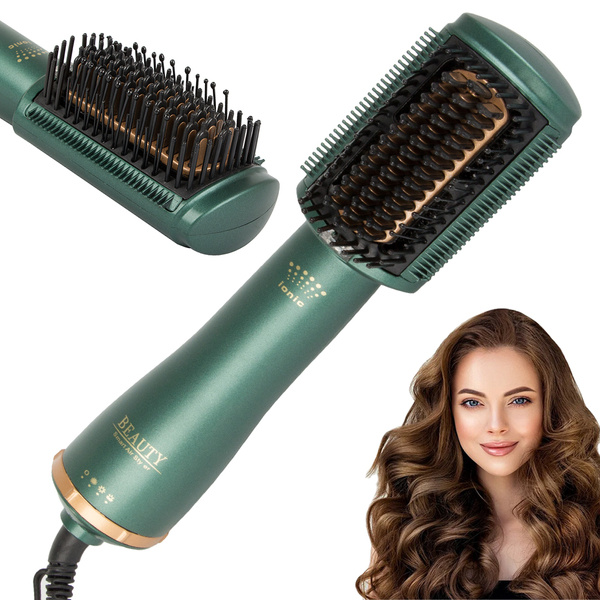 Hair dryer curling iron straightening iron brush