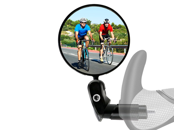 Handlebar mirror for bicycle handlebars convex retro 360