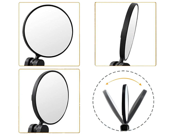 Handlebar mirror for bicycle handlebars convex retro 360