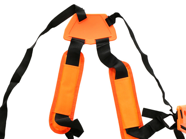 Harness for petrol scythe trimmers carrying straps harness adjustable comfortable