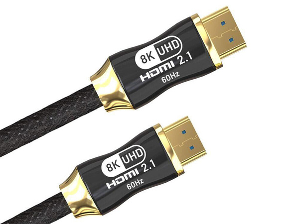 Hdmi 2.1 video cable ultra high speed 8k 60hz 4k 120hz hq gold 3m